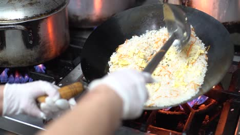 Close-up-Chef-preparing-cooking-traditional-food