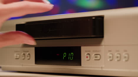 vintage vhs vcr