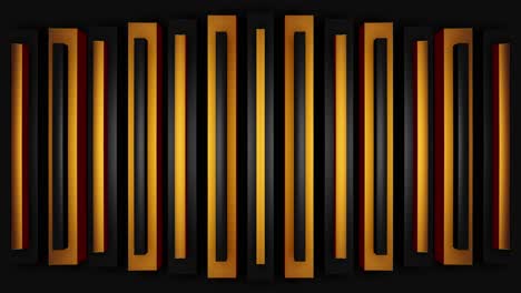 abstract geometric background with gold and black stripes