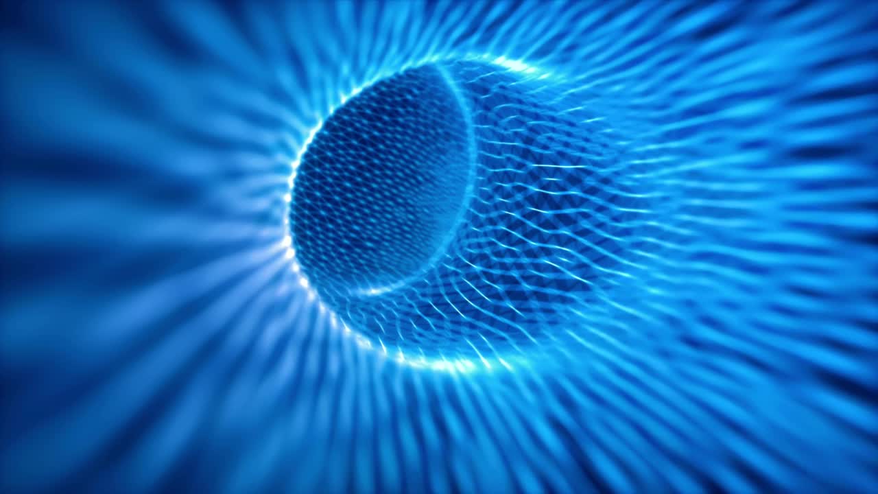 tunnel astratto a anello senza saldature