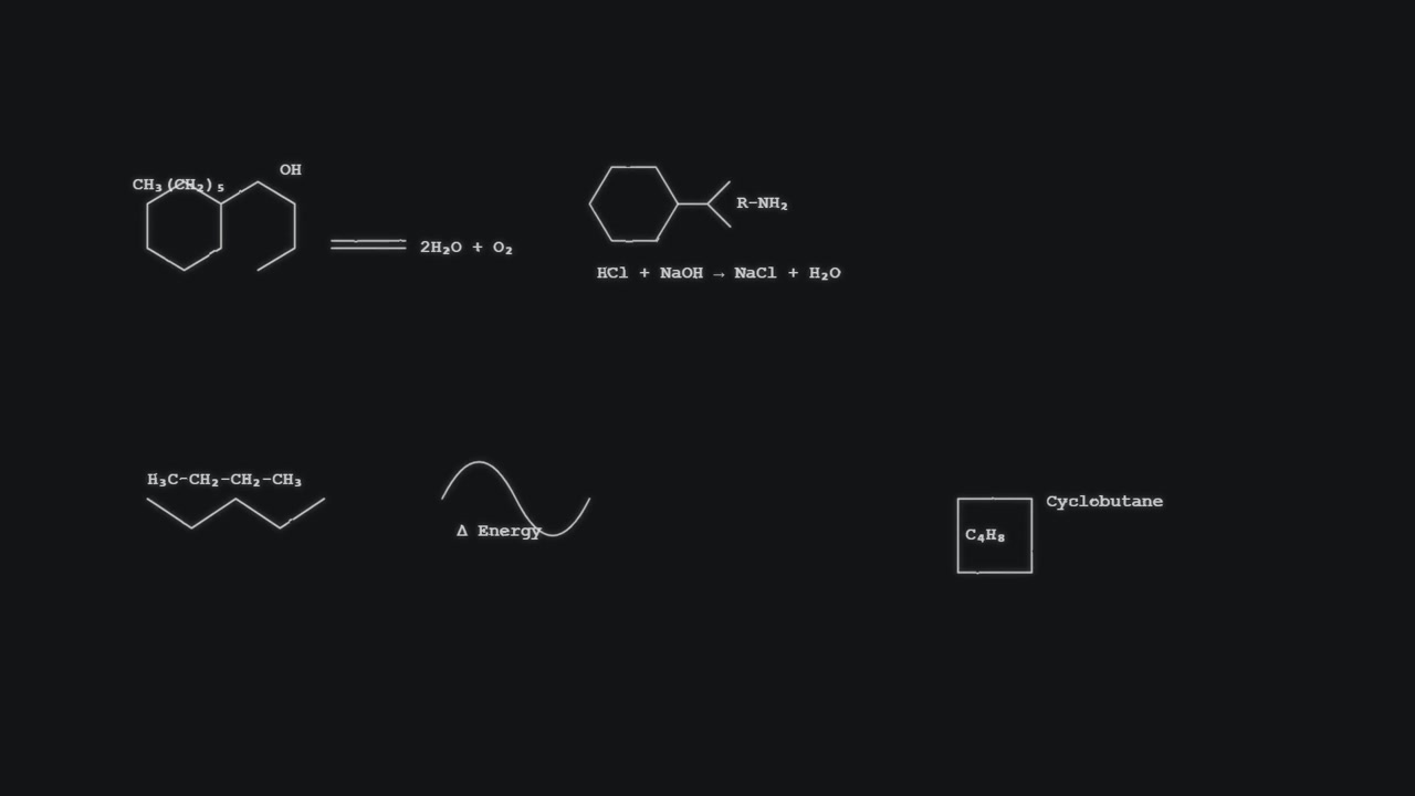 Educational Animation of Chemical Reactions and Molecular Structures