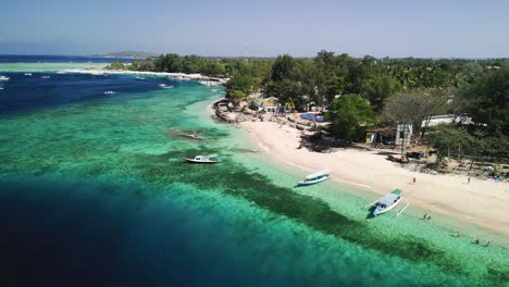 Leerer-Strand-Von-Gili-Air-Beach-Im-Süden-Indonesiens