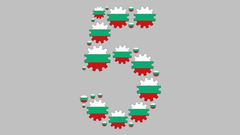 número cinco búlgaro