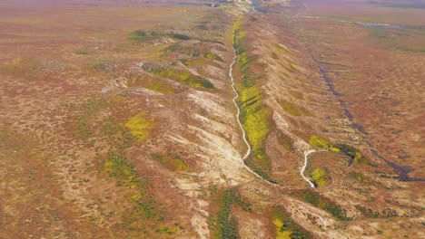 aerial footage of the san andreas faultline