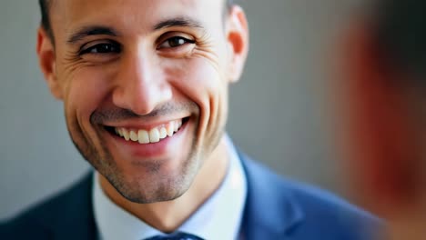 retrato de un hombre de negocios sonriente