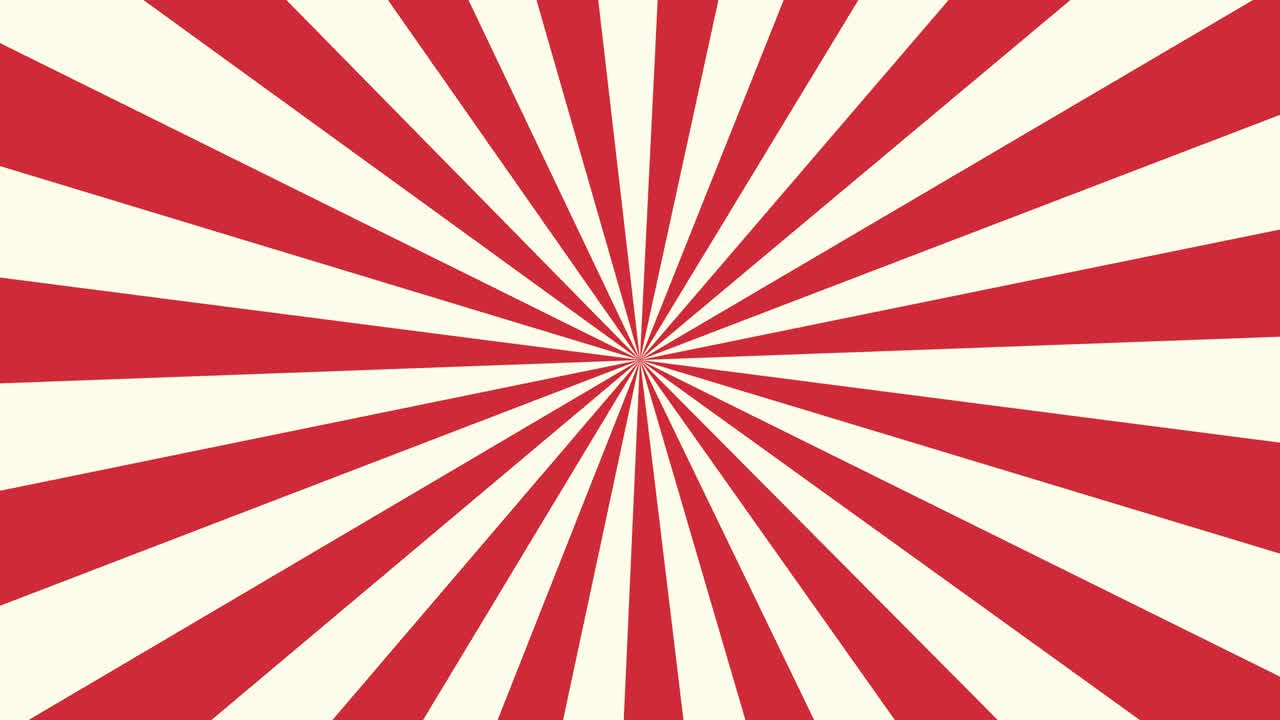 버스트 레트로 레드 레이 (sunburst retro red rays) - 거리는 태양 광선 또는  (vintage rotating sun ray or beams) - 코 애니메이션 배경, 4k 영상