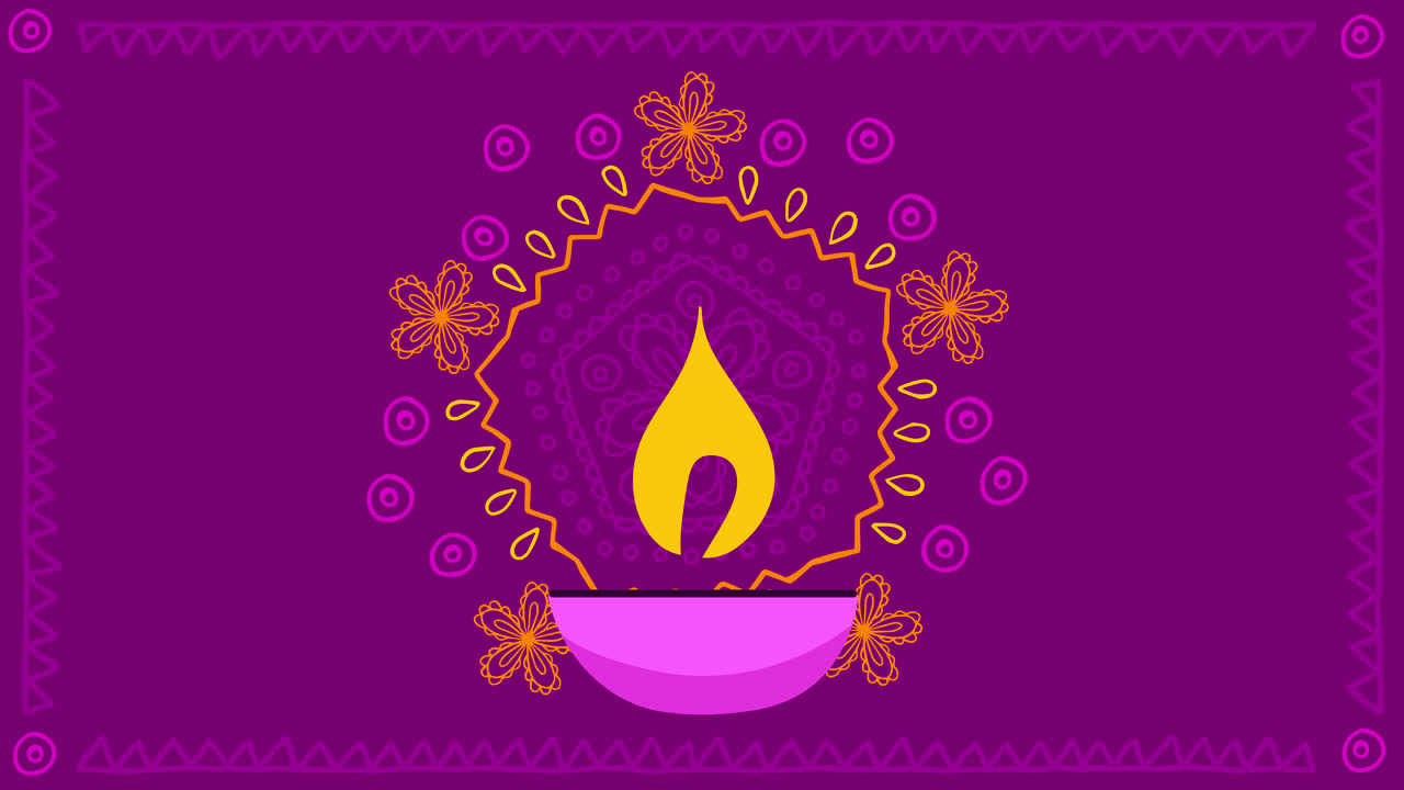 Diwali Diya Illustration