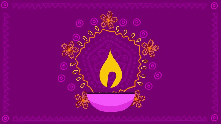 Diwali Diya Illustration