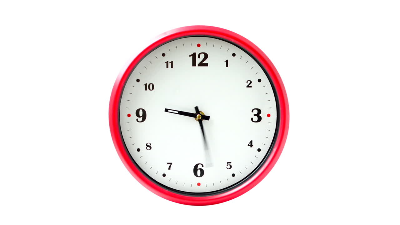 Shooting of hours. Time lapse. Shooting of the dial of hours