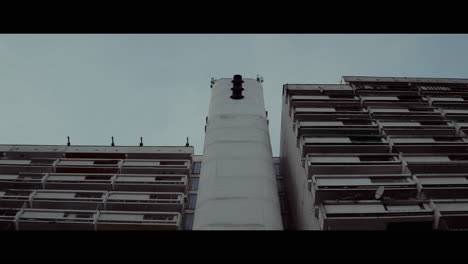 modernist apartment building complex