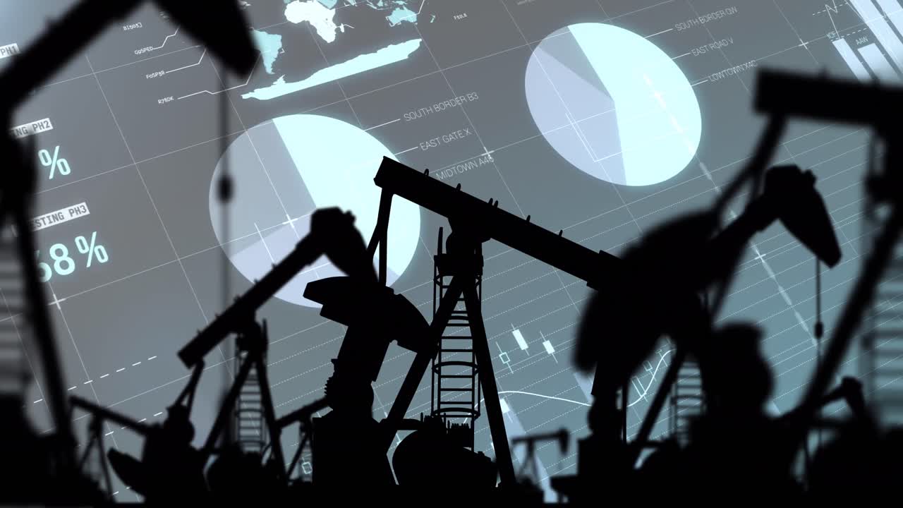 animación de gráficos sobre las tomas de la bomba