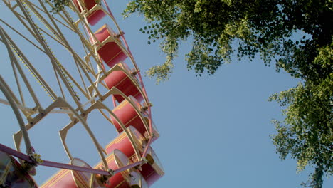 low view of ferris wheel