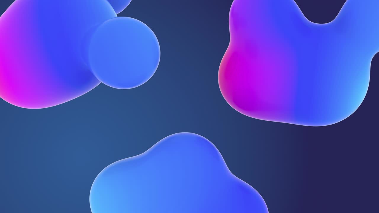 Concept of Organic New Sci-fi Stylish Gradient Animations Cgi Render