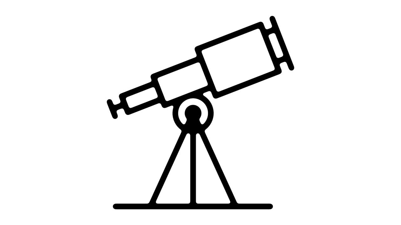 천문학 선 모션 그래픽