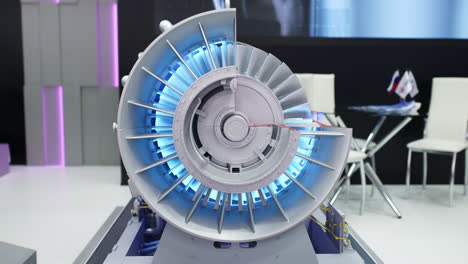 jet engine model display