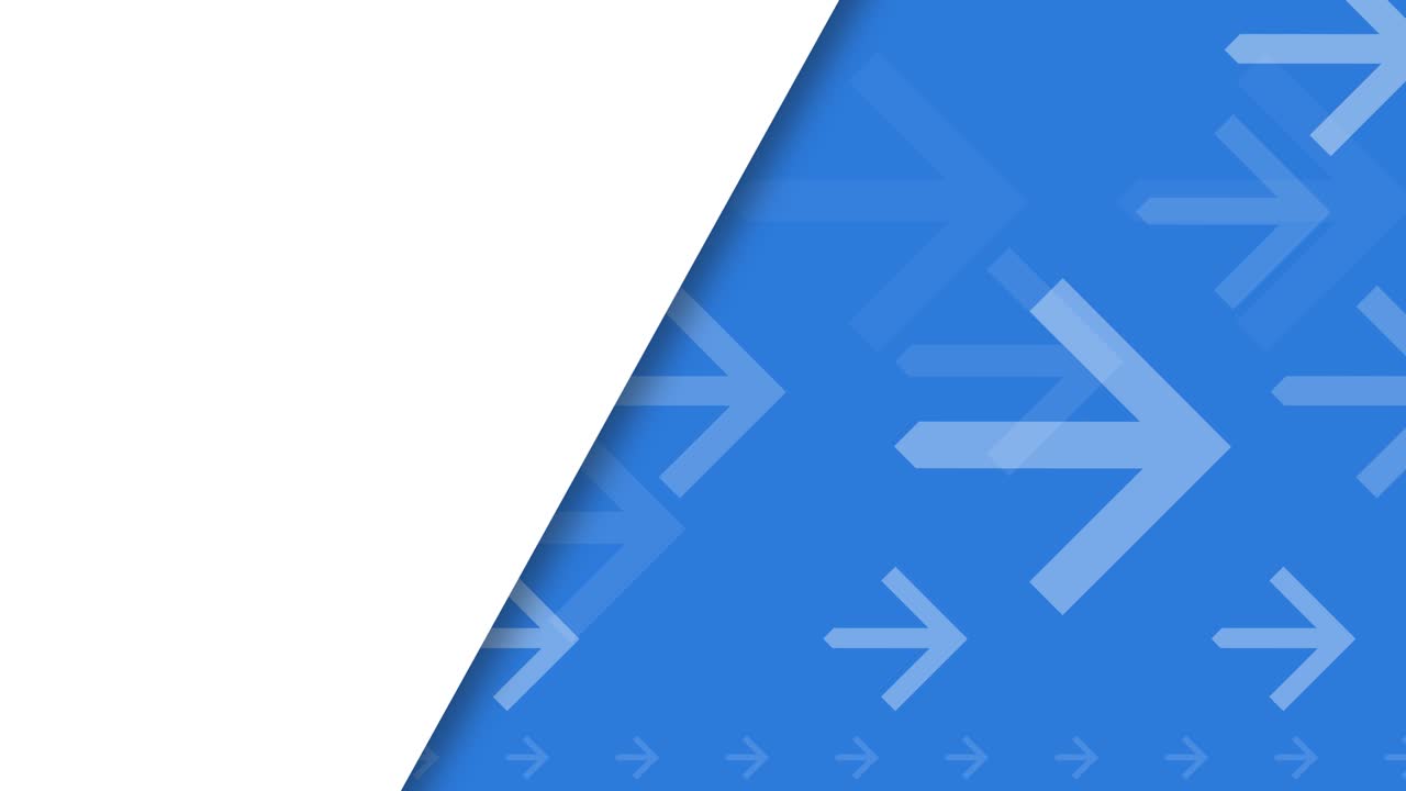 Abstract blue arrows background loop