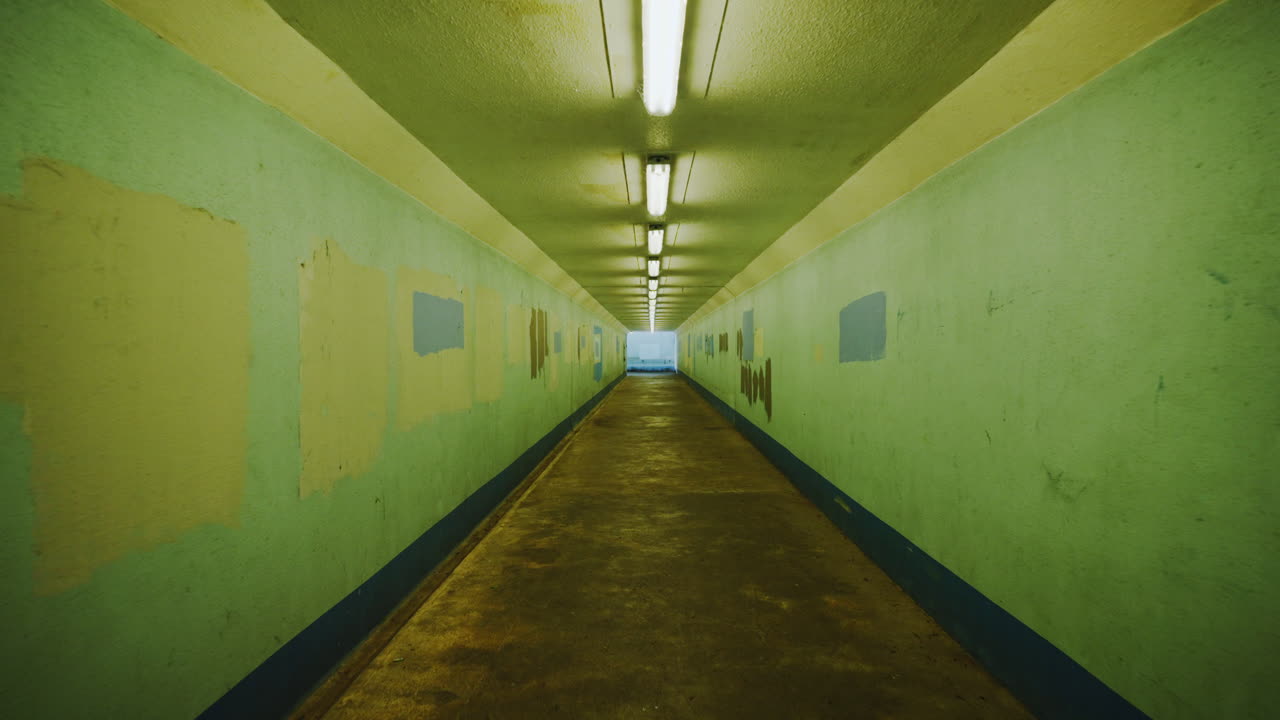 지하철 지하실을 다시 칠하는 홍콩 중국 기멀  ⁇