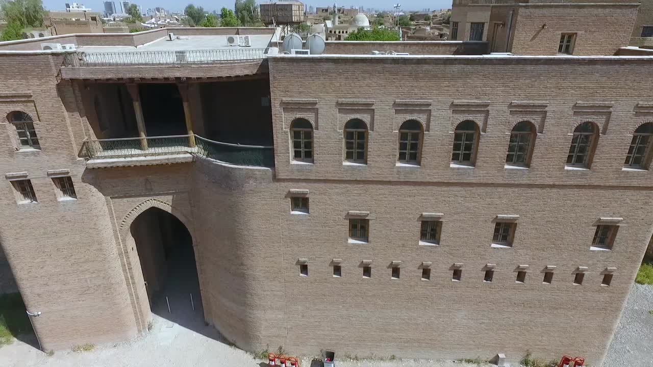 drone shoot of Citadel of Erbil