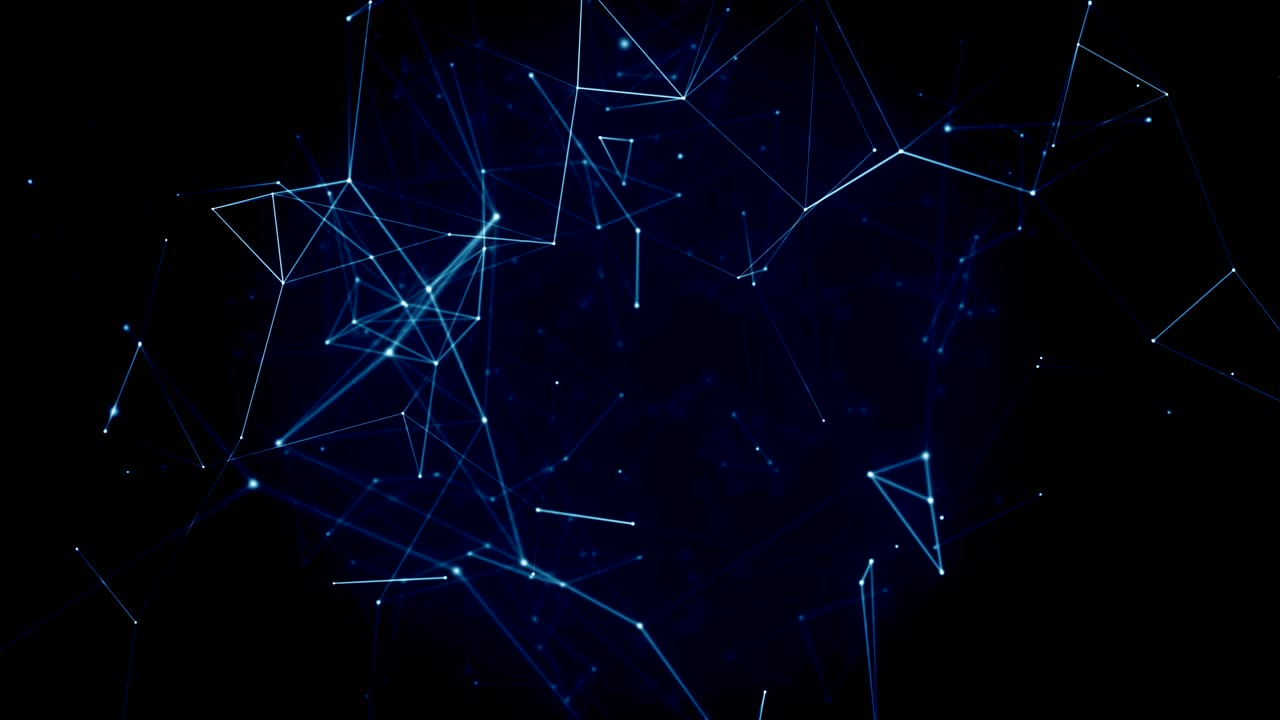 Plexus abstract network titles technology science background loop