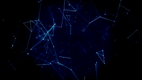 plexus abstract network titles technology science background loop