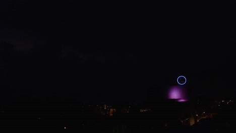 night city light show