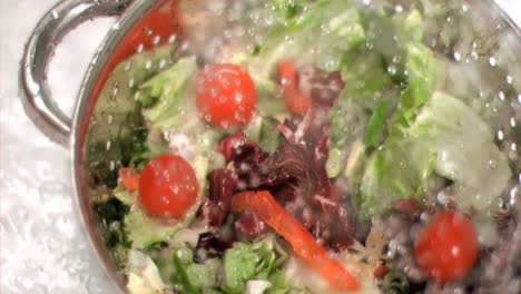 Salad-being-washed-in-super-slow-motion