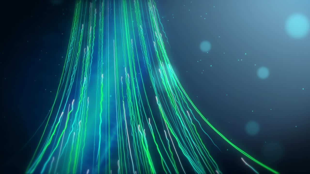 光る線