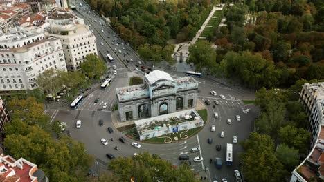 the roundabout of puerta de alcal?