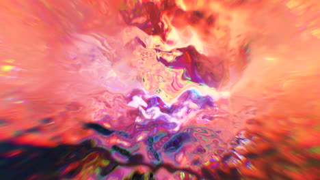 explosión líquida abstractamente colorida