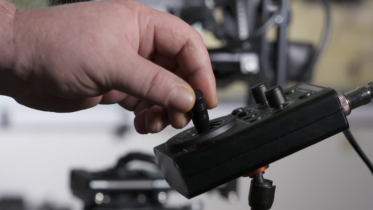 cámara profesional motorizada deslizador eléctrico de muñecas con cabeza controlada por control remoto