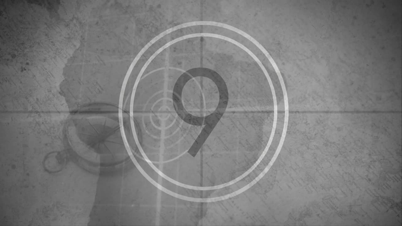 회색 배경에 대한 카운트다운 4k