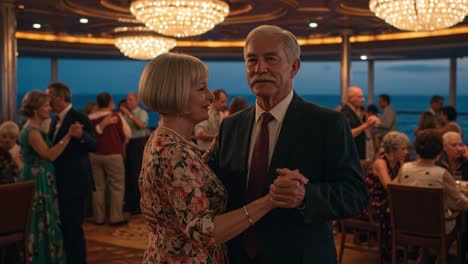 Elegant Evening Dance: Capturing the Romance and Connection in a Beautifully Lit Banquet Hall as Couples Enjoy a Memorable Night Together