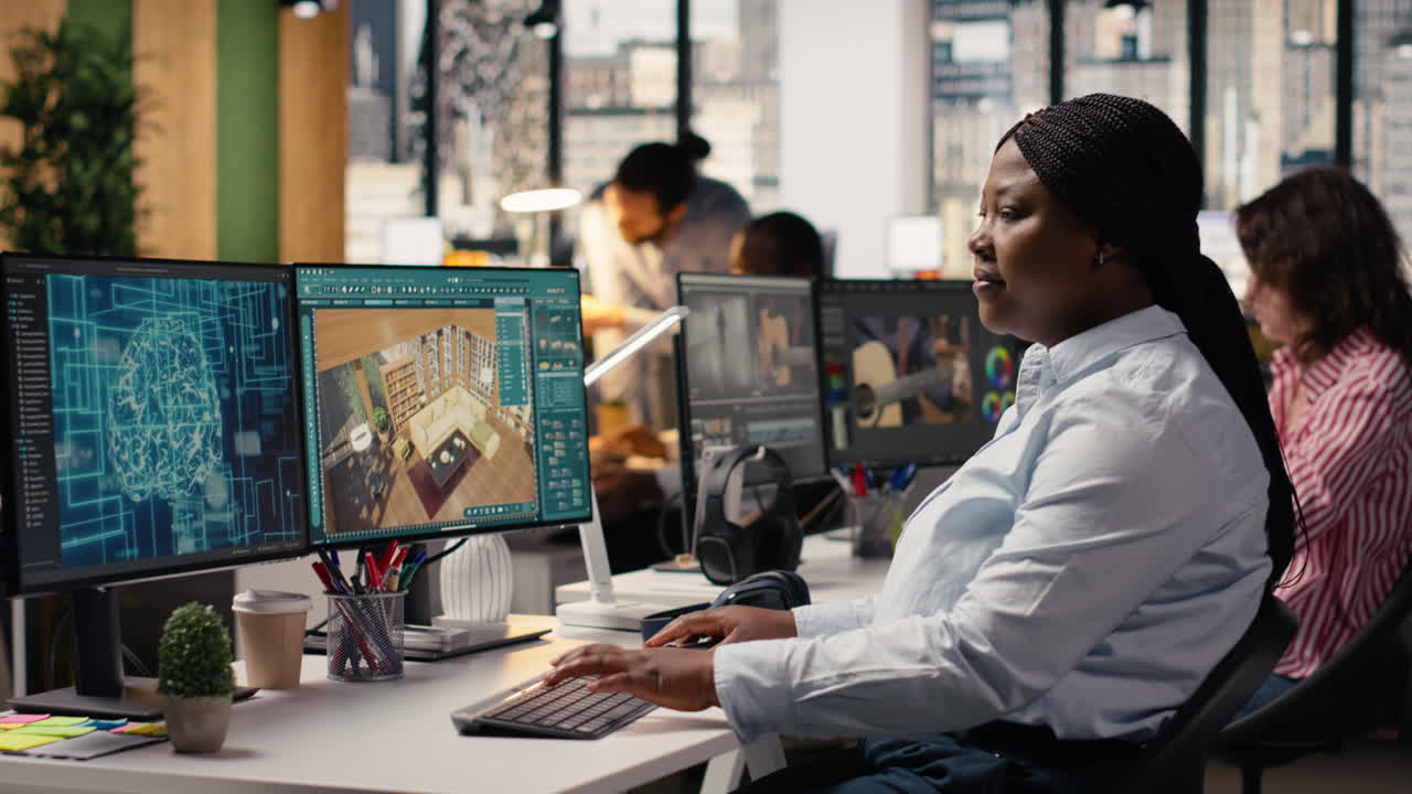 AI machine learning, architectural software optimization, black female developer