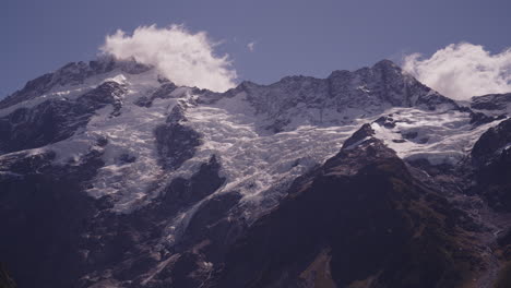 Snow-capped Mountains and Glacier