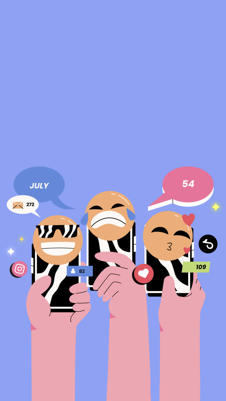 이모지와 소셜 미디어의 상호 작용