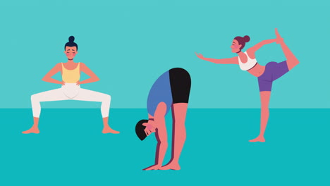 las posturas de yoga
