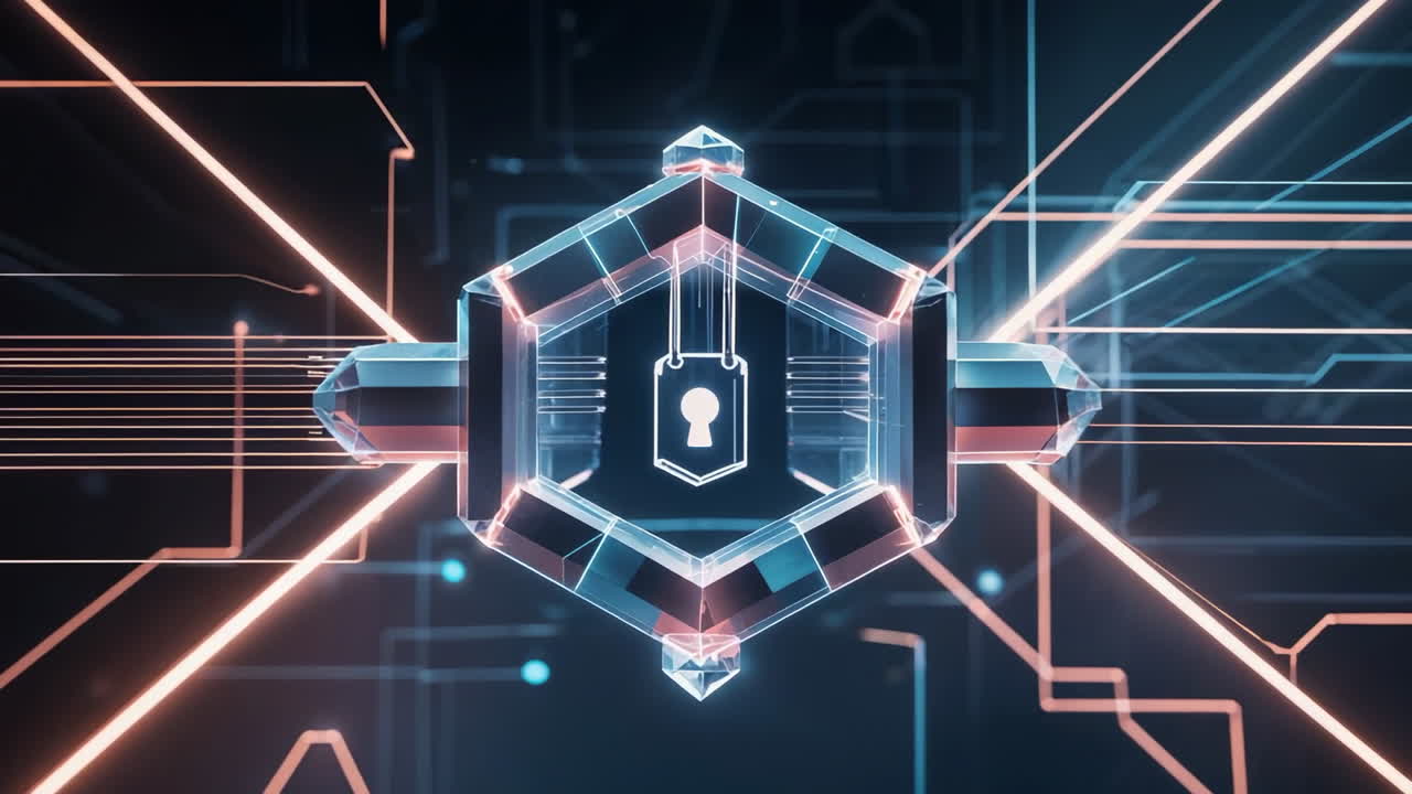 Digital Security and Data Protection Concept