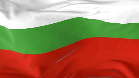 waving  looped flag as  background bulgaria