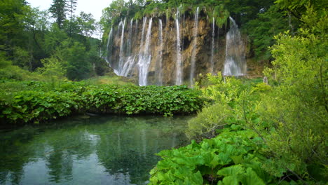 waterfall in plitvice lakes, croatia.