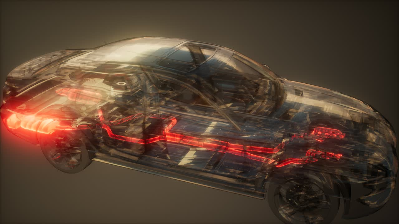 sistema de escape visível no automóvel