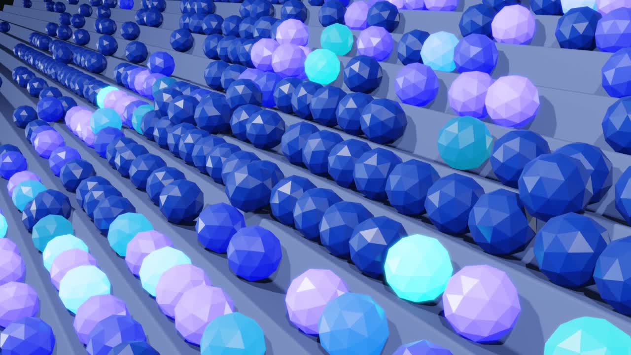 4k 추상적인 루프 배경은 불이나 추상적인 꽃받침과 같은 구로 여 있습니다. 공이나 구는 계단에 놓여 있습니다. 색과 빛의 파동이 아름다운 패턴을 형성하는 계단에 있는 공을 습니다.