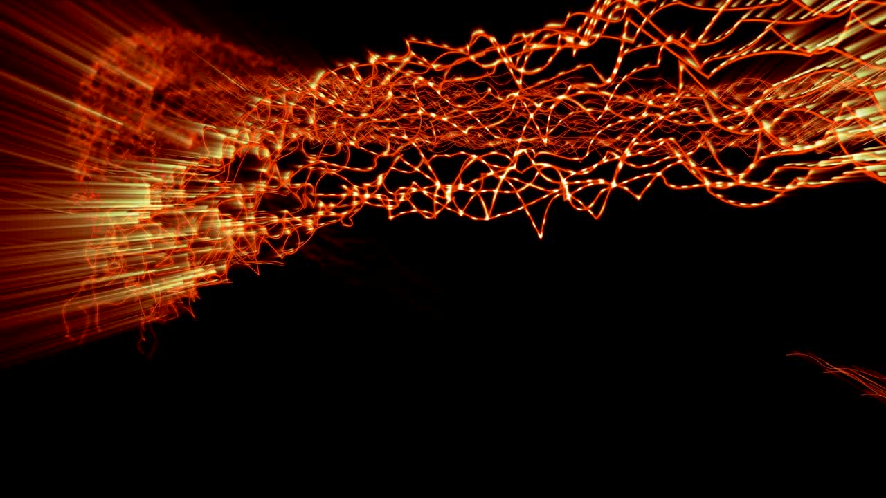 líneas abstractas en movimiento. 4k, bucle sin costuras.