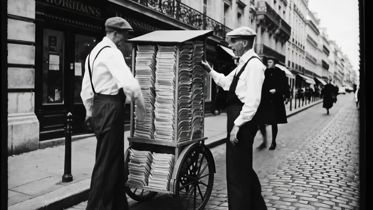 Paris Street Scenes of the 1930s