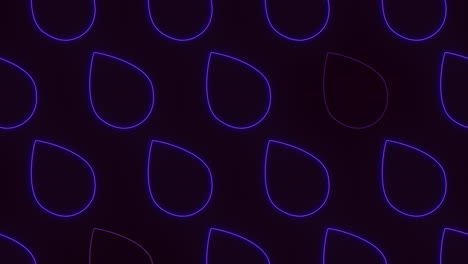 glowing purple circle pattern on black background