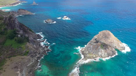 Vista-De-Drones-De-La-Playa-Sueste-Del-Archipiélago-Fernando-De-Noronha,-Brasil