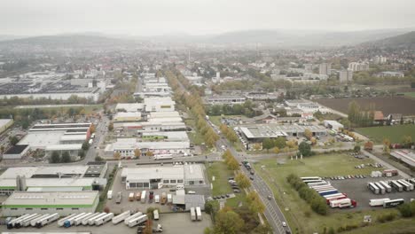 Drohnen-Luftaufnahmen-Von-Northeim-In-Niedersachsen,-Deutschland,-Europa