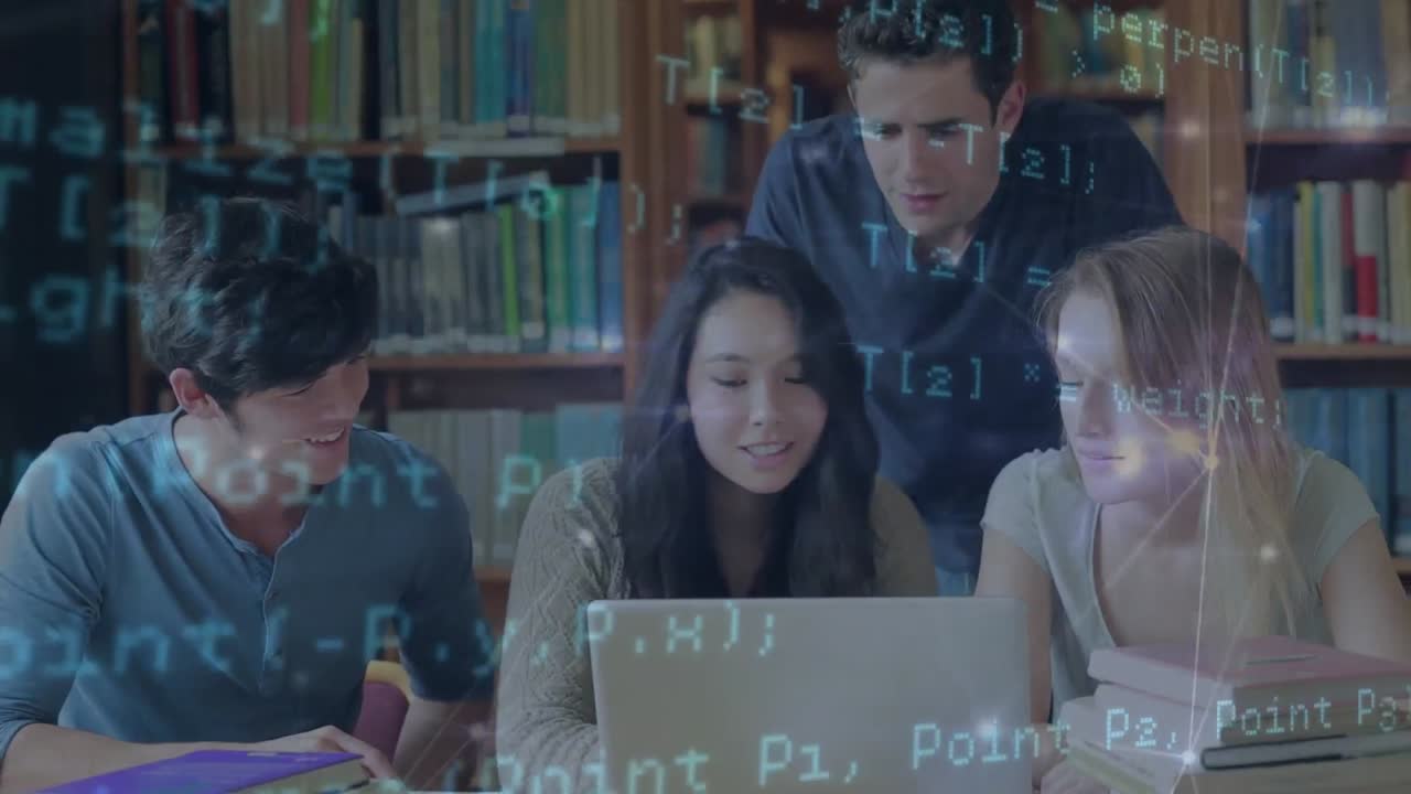 다양한 학생들이 이야기하는 데이터 처리의 애니메이션