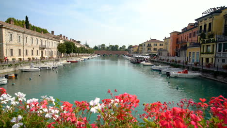 port of peschiera del garda - town near venice