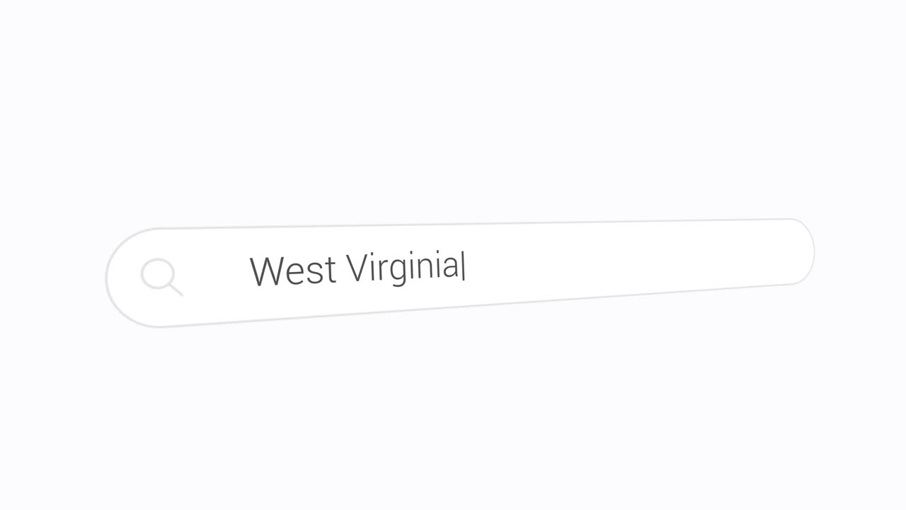 Searching For West Virginia On The Search Field.
