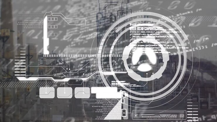 Animation of digital interface over data processing